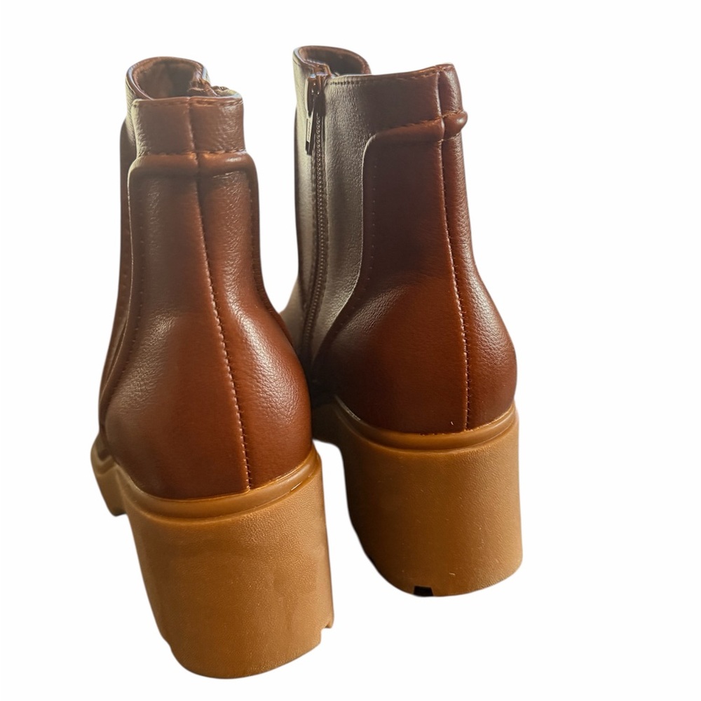 Bare Traps 7.5 Draya Chelsea Boot Leather Wore 1x Brown - Picture 5 of 6